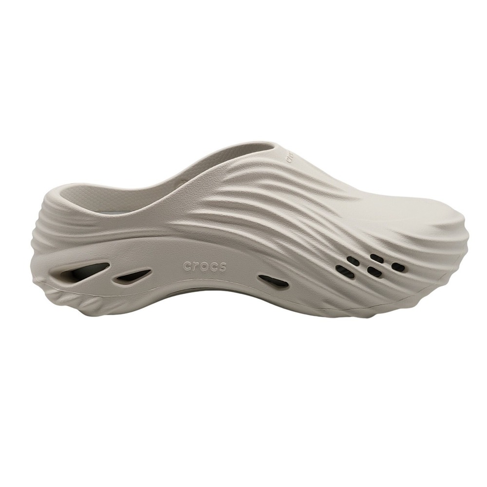 Crocs Echo Wave Clogs Men 9 Women 11 Atmosphere White 210521-1FT M9 W11 SlipOn